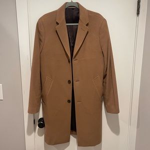 J. Crew camel overcoat